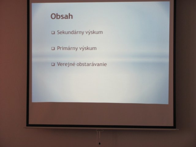Porada projektového týmu 30. března 2011, Žilina