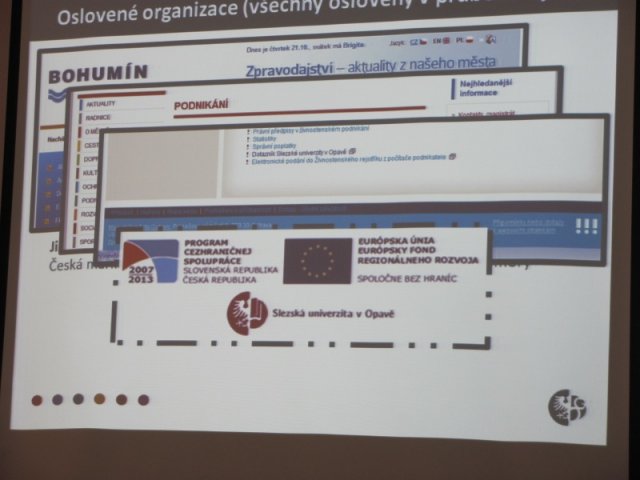 Porada projektového týmu 30. března 2011, Žilina